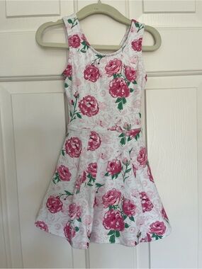 Sweet Honey Girls Tennis Dress Floral Size 6Y